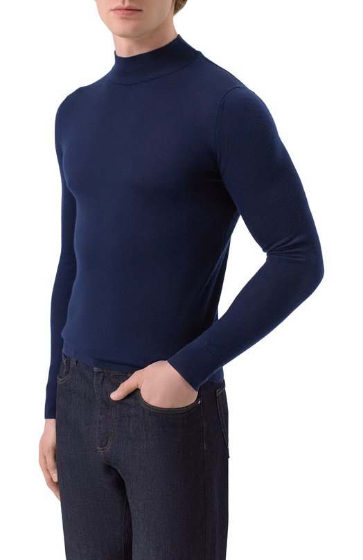 Кашемировая водолазка Colombo MA04810/2-80AA Синий  MA04810/2-80AA Фото 3