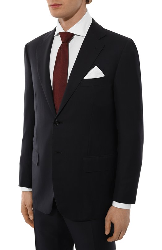 Шерстяной костюм Kiton UA81K0127003 Синий  UA81K0127003 Фото 4
