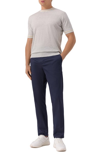 Джемпер изо льна и хлопка L.B.M. 1911 серого цвета по цене 25350 руб., арт. 6400/59046, фото 2 Джемпер изо льна и хлопка L.B.M. 1911, арт. 6400/59046, фото 2