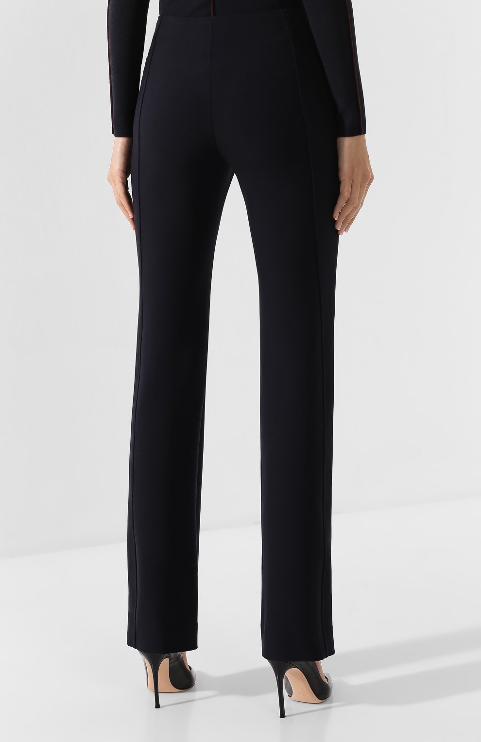 Брюки VICTORIA, VICTORIA BECKHAM, арт. TRVV 132 PAW19 D0UBLE FACE STRETCH, фото 4