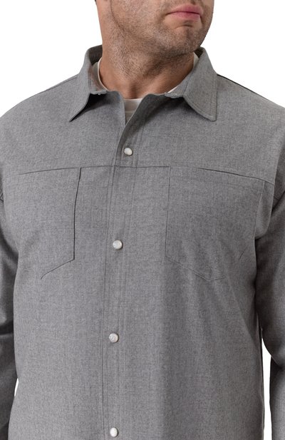 Кашемировая рубашка MARCO PESCAROLO, арт. ZEUS/5243/2, фото 5