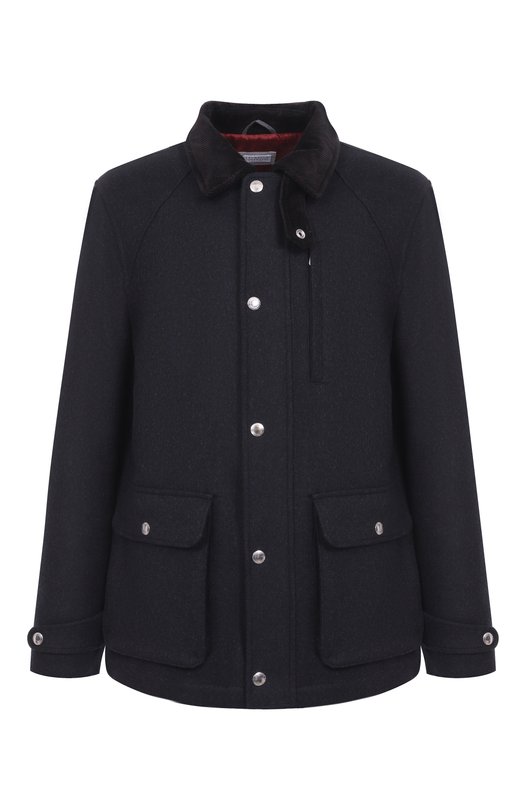 Шерстяная куртка Brunello Cucinelli MY4966382 Серый MY4966382