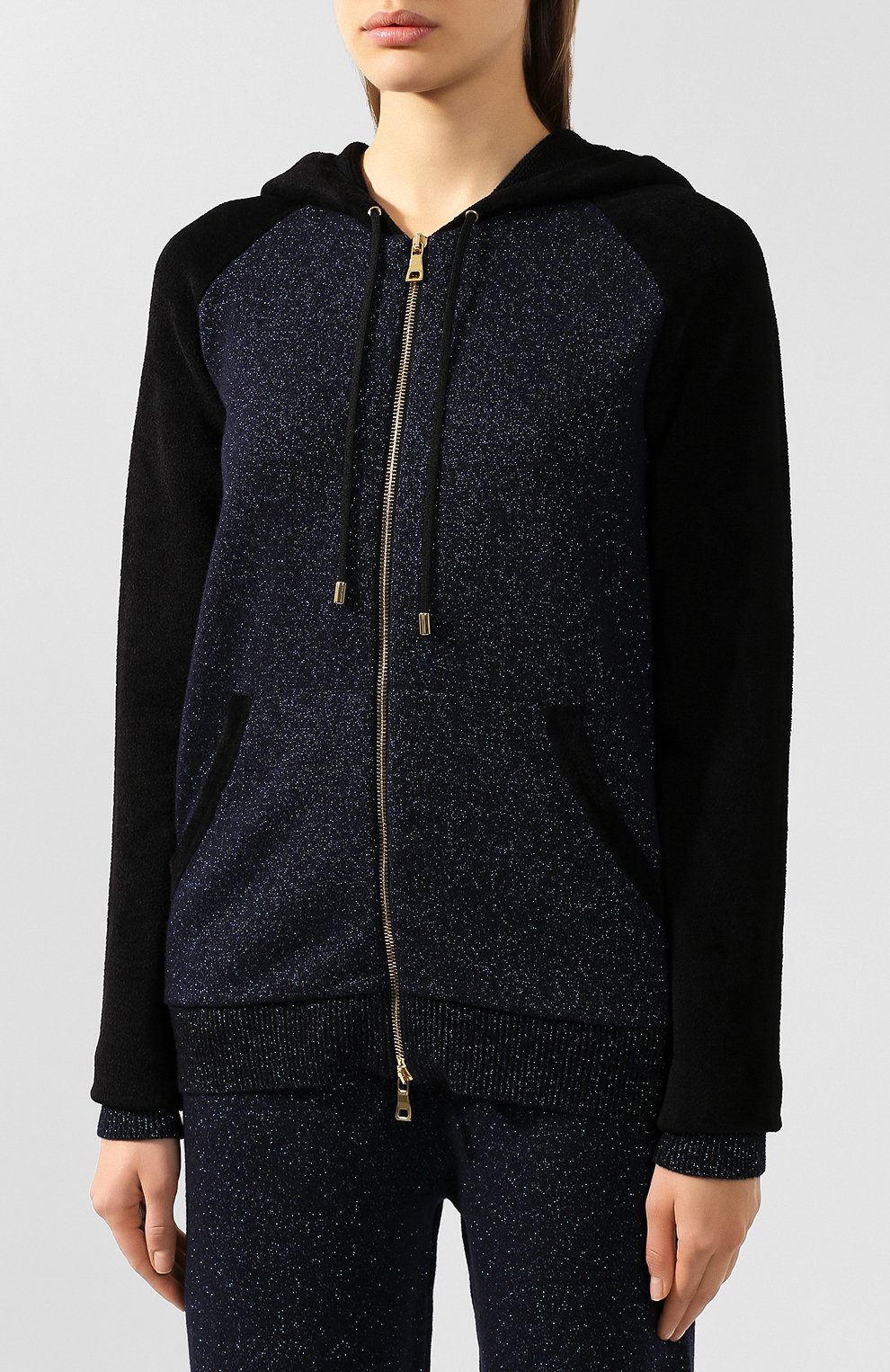Толстовка из смеси кашемира и вискозы BALMAIN, арт. SF13796/K473, фото 3