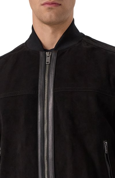 Замшевый бомбер BOSS ORANGE, арт. 50543505, фото 5