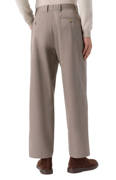 Брюки MOSCHINO серого цвета по цене 59950 руб., арт. A0331/0213, фото 4 Брюки MOSCHINO, арт. A0331/0213, фото 4