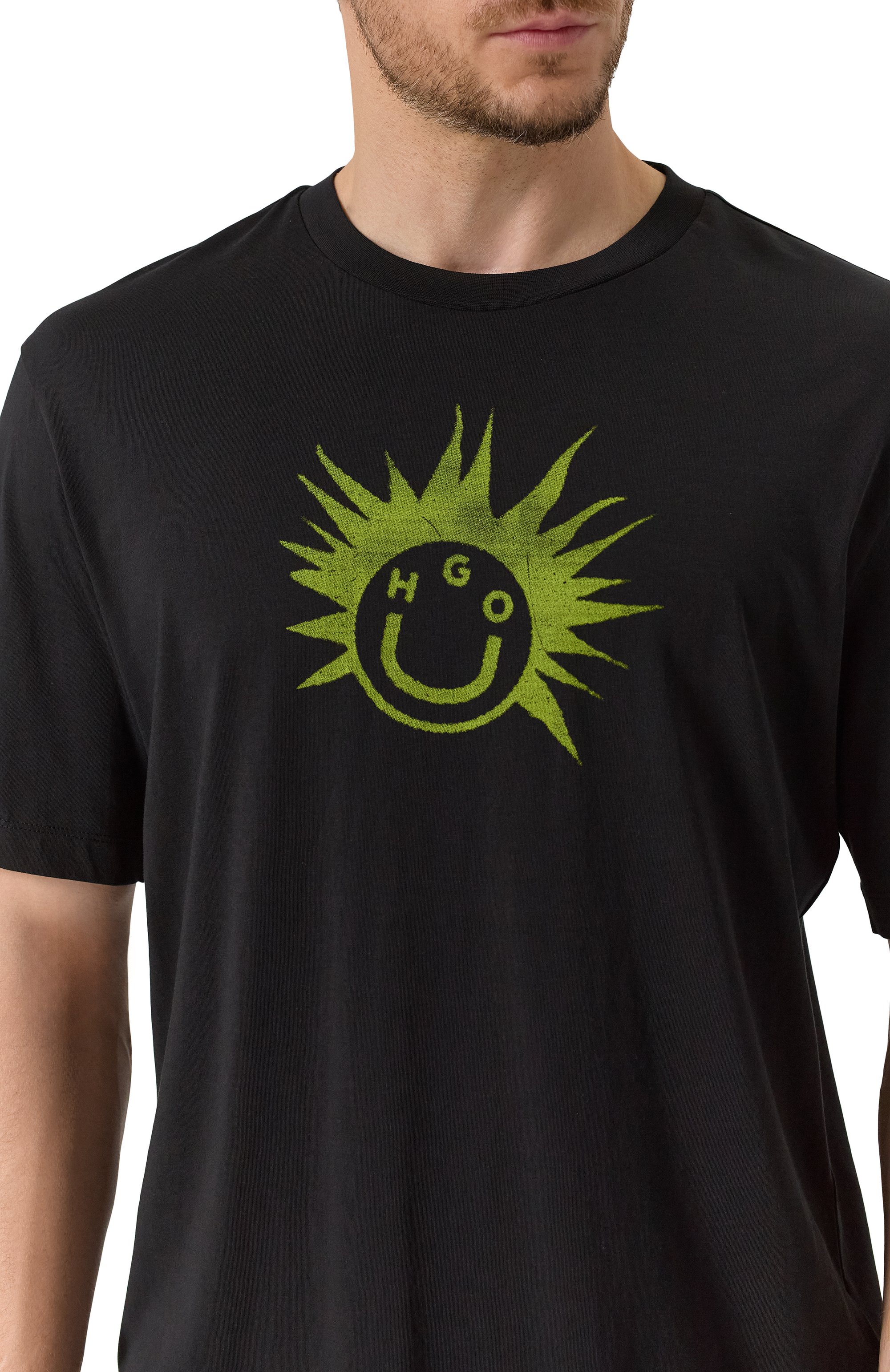 Хлопковая футболка HUGO BLUE, арт. 50543485, фото 5