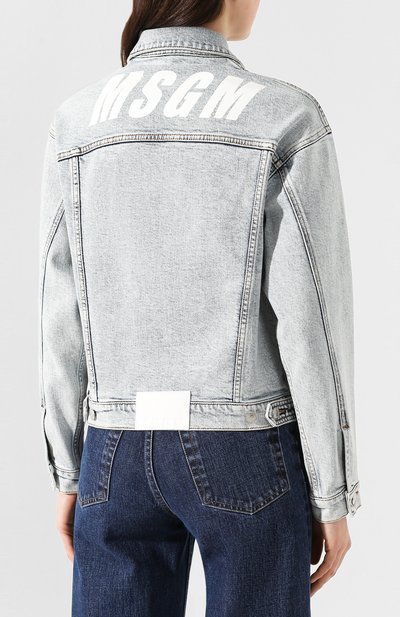 Джинсовая куртка MSGM, арт. 2841MDH48LX 207275, фото 4