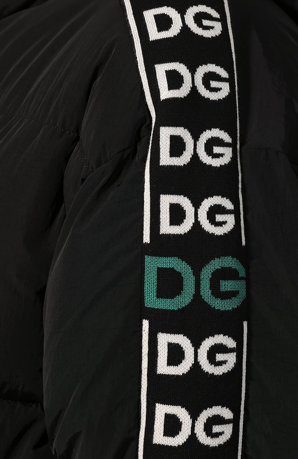 Пуховая куртка DOLCE & GABBANA черного цвета по цене 228000 руб., арт. F9G29T/FUM8T, фото 5 Пуховая куртка DOLCE & GABBANA, арт. F9G29T/FUM8T, фото 5