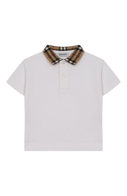 Хлопковое поло BURBERRY, арт. 8105577
