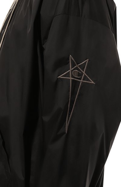 Бомбер rick owens x champion RICK OWENS черного цвета по цене 61550 руб., арт. CM01D0632/CHNY, фото 5 Бомбер rick owens x champion RICK OWENS, арт. CM01D0632/CHNY, фото 5