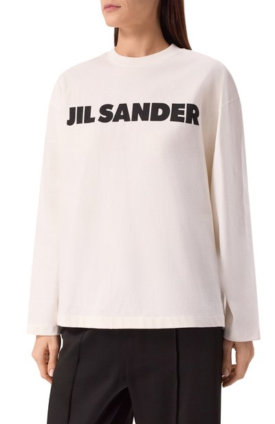Хлопковый лонгслив JIL SANDER, арт. J03GC0136/J45148, фото 3