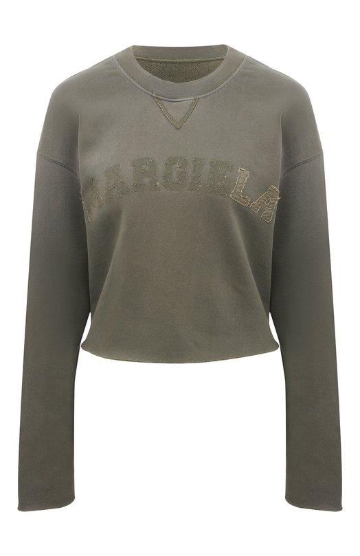 

Хлопковый свитшот Maison Margiela, Хаки