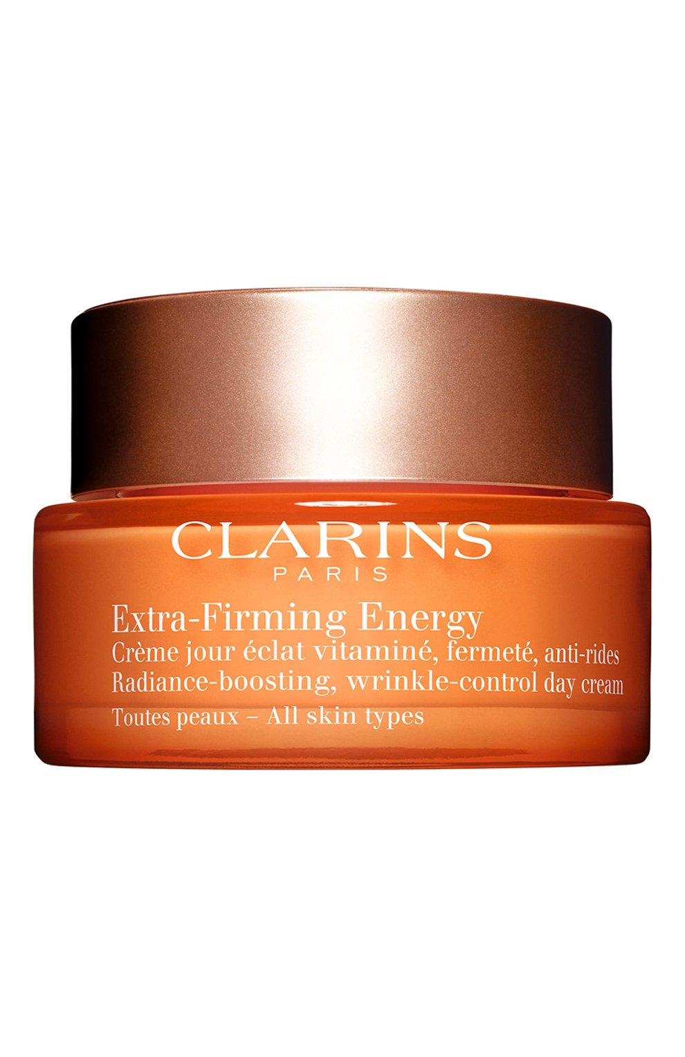 Регенерирующий дневной крем с эффектом сияния для любого типа кожи (50ml) CLARINS бесцветного цвета по цене 9700 руб., арт. 80070887, фото 1 Регенерирующий дневной крем с эффектом сияния для любого типа кожи (50ml) CLARINS, арт. 80070887, фото 1