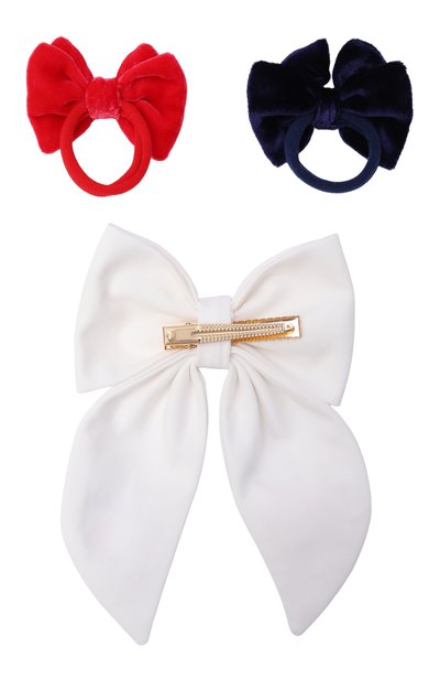 Комплект из трех бантов school PINK.OLIVKA, арт. PO-70566