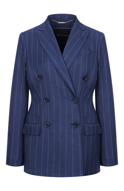 Женский жакет изо льна и шерсти KITON, арт. D46523K0603E10