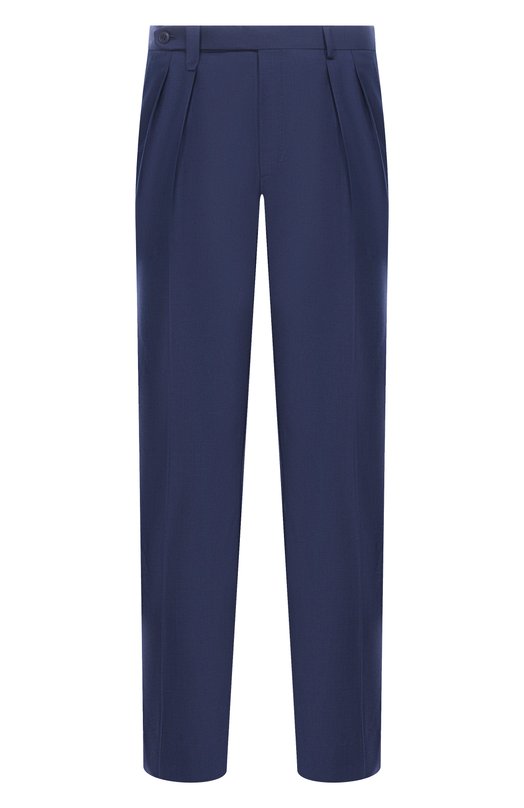 Шерстяные брюки Brioni RP3I0L-P1A0X Синий RP3I0L-P1A0X