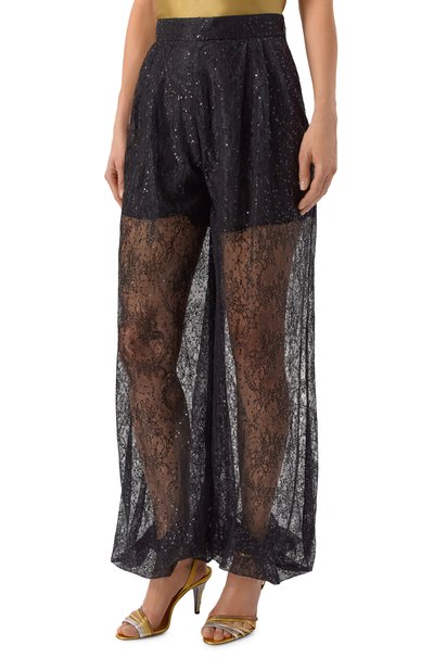 Брюки NINA RICCI черного цвета по цене 157500 руб., арт. 26PCPA022/PA0506, фото 3 Брюки NINA RICCI, арт. 26PCPA022/PA0506, фото 3