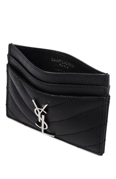 Кожаный футляр для кредитных карт SAINT LAURENT, арт. 423291/B0W02, фото 3
