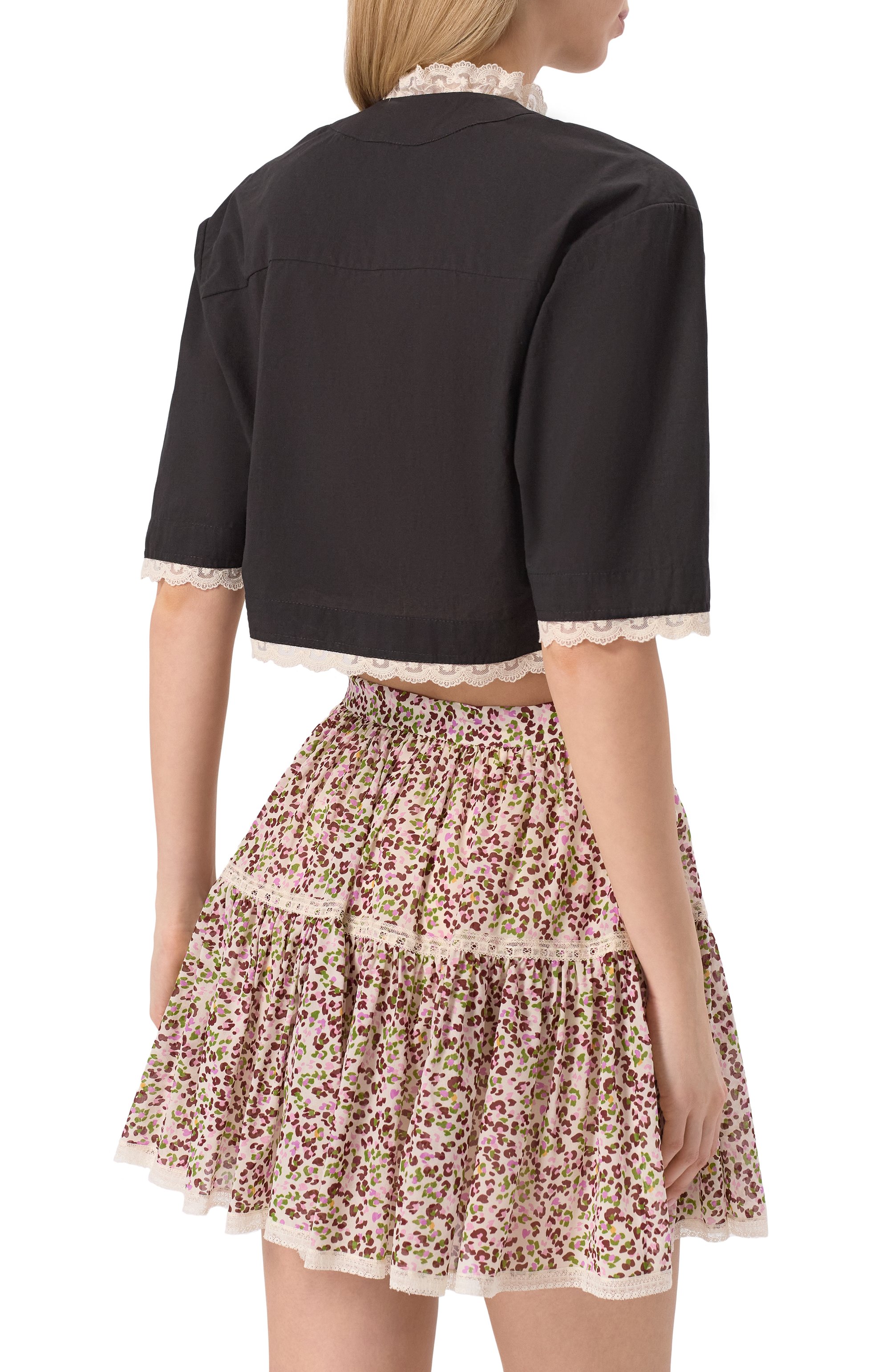 Хлопковая блузка BOTROIS, арт. SKU76432442, фото 4