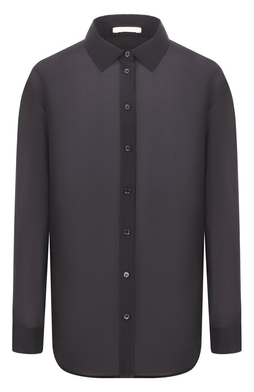 Рубашка из хлопка и шелка 12 STOREEZ 137689 Чёрный 137689