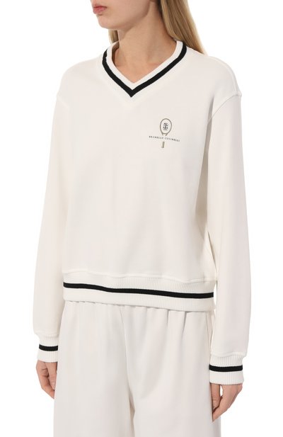 Хлопковый свитшот BRUNELLO CUCINELLI, арт. MN05NB1319, фото 3