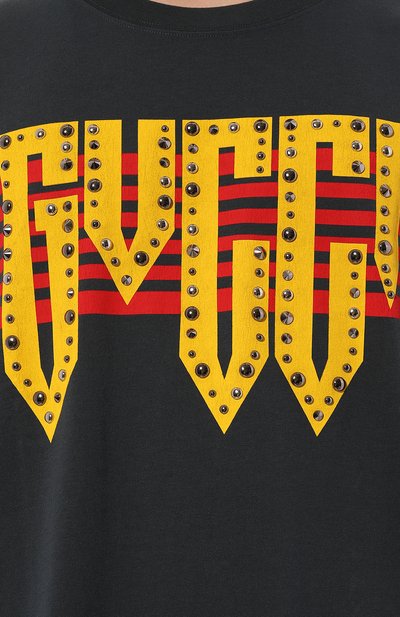 Хлопковая футболка GUCCI, арт. 616036/XJEUD, фото 5