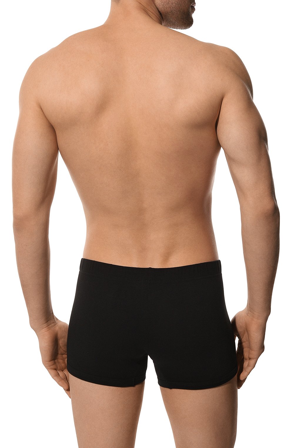 Хлопковые боксеры DOLCE & GABBANA черного цвета по цене 9950 руб., арт. M4E28J/0UAIG, фото 3 Хлопковые боксеры DOLCE & GABBANA, арт. M4E28J/0UAIG, фото 3