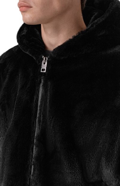 Куртка HUGO черного цвета по цене 47950 руб., арт. 50546237, фото 5 Куртка HUGO, арт. 50546237, фото 5