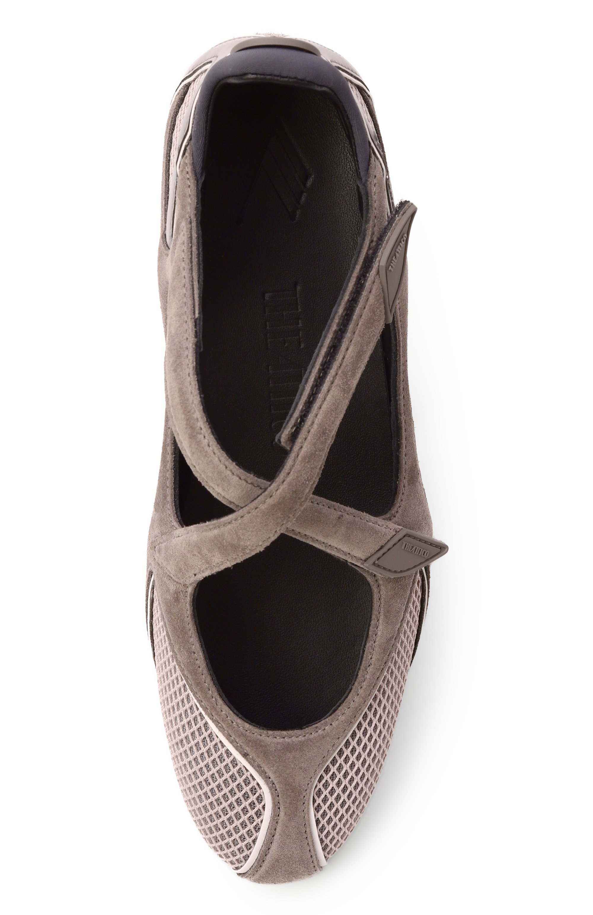 Комбинированные балетки floor 01 THE ATTICO, арт. 251WSH00871/MIX062AA, фото 6