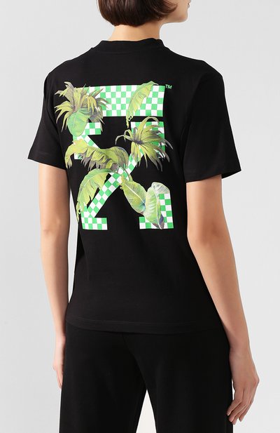 Хлопковая футболка OFF-WHITE, арт. 0WAA049F19F290531040, фото 4
