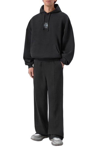 Хлопковое худи VETEMENTS черного цвета по цене 109500 руб., арт. MH27HD193B, фото 2 Хлопковое худи VETEMENTS, арт. MH27HD193B, фото 2