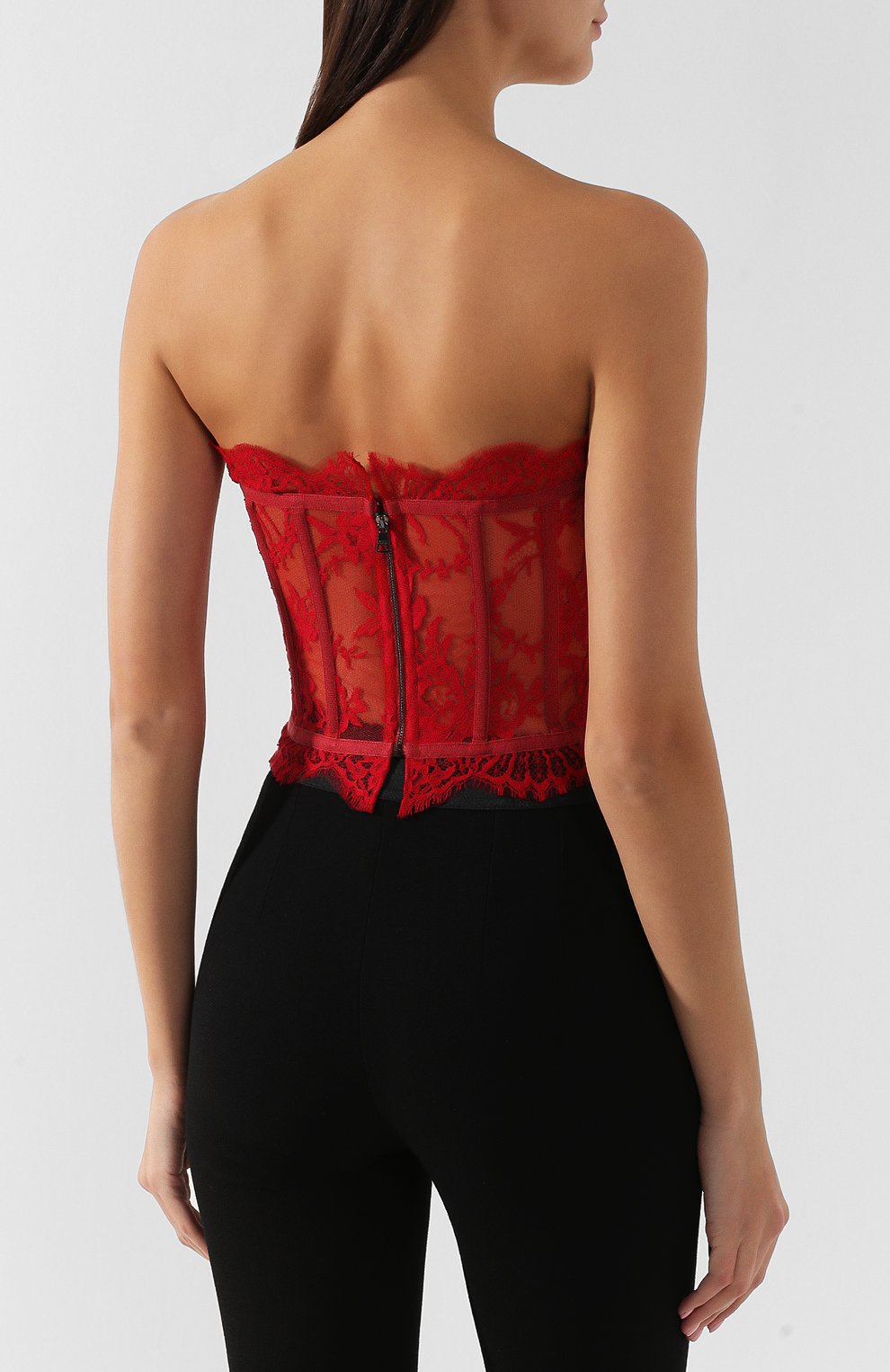 Кружевной топ-бюстье DOLCE & GABBANA, арт. F72X4T/HLMQJ, фото 4