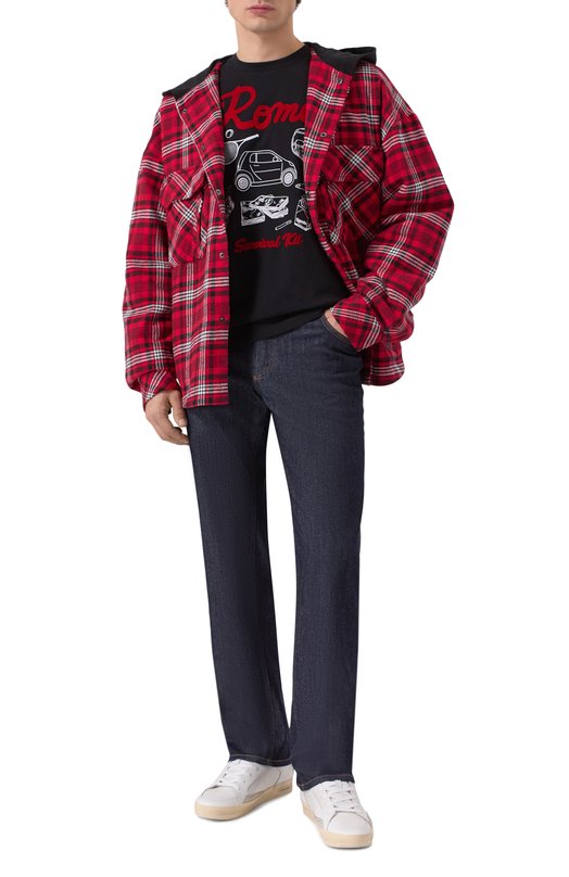 Хлопковая футболка MC2 Saint Barth ARN0001-02771I/ARN0TT Чёрный  ARN0001-02771I/ARN0TT Фото 2