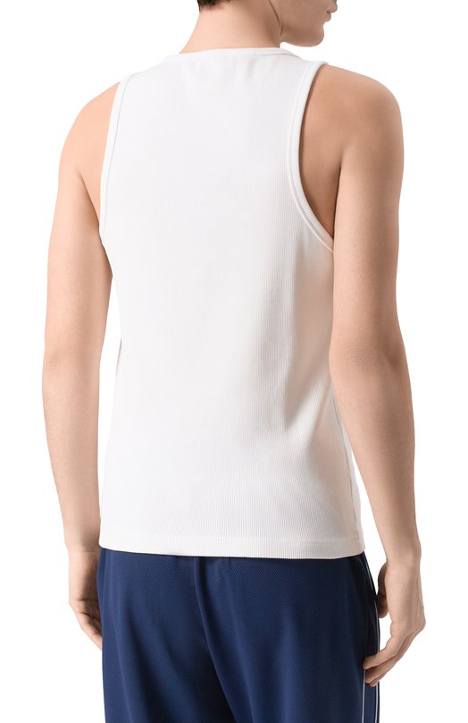 Хлопковая майка Casablanca M-SP26-JTS-057-02 Белый  M-SP26-JTS-057-02 Фото 4