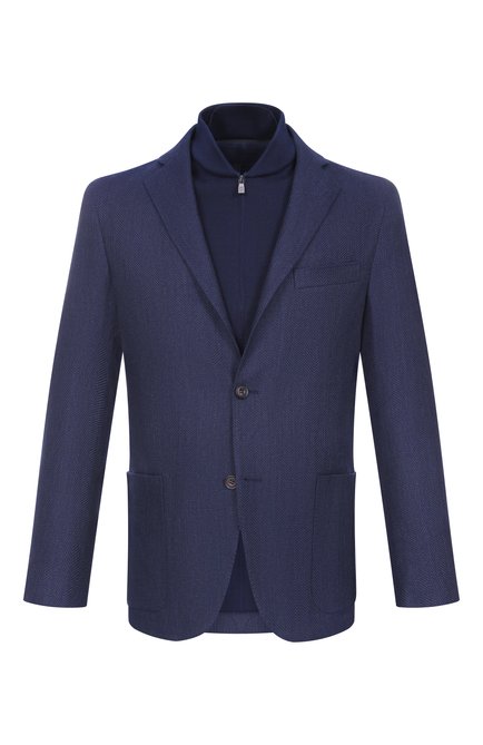 Мужской пиджак изо льна и шерсти CORNELIANI, арт. 27X574/2716319