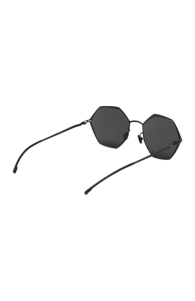 Женские солнцезащитные очки MYKITA черного цвета, арт. ALESSIA/404 | Фото 4 (Региональные ограничения белый список (Axapta Mercury): Не проставлено; Нос: Не проставлено; Тип очков: С/з; Материал: Металл; Оптика Гендер: оптика-женское; Очки форма: Круглые)