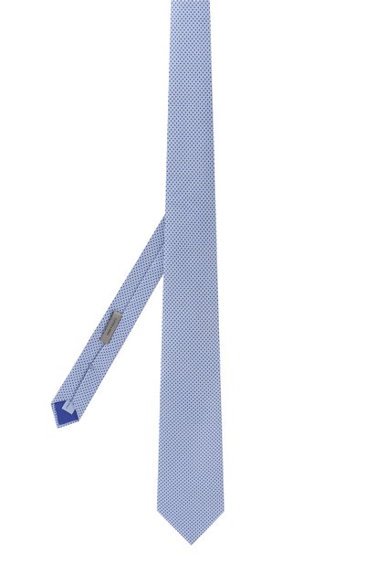 Шелковый галстук CORNELIANI синего цвета по цене 13450 руб., арт. 83U390-9120371/00, фото 2 Шелковый галстук CORNELIANI, арт. 83U390-9120371/00, фото 2