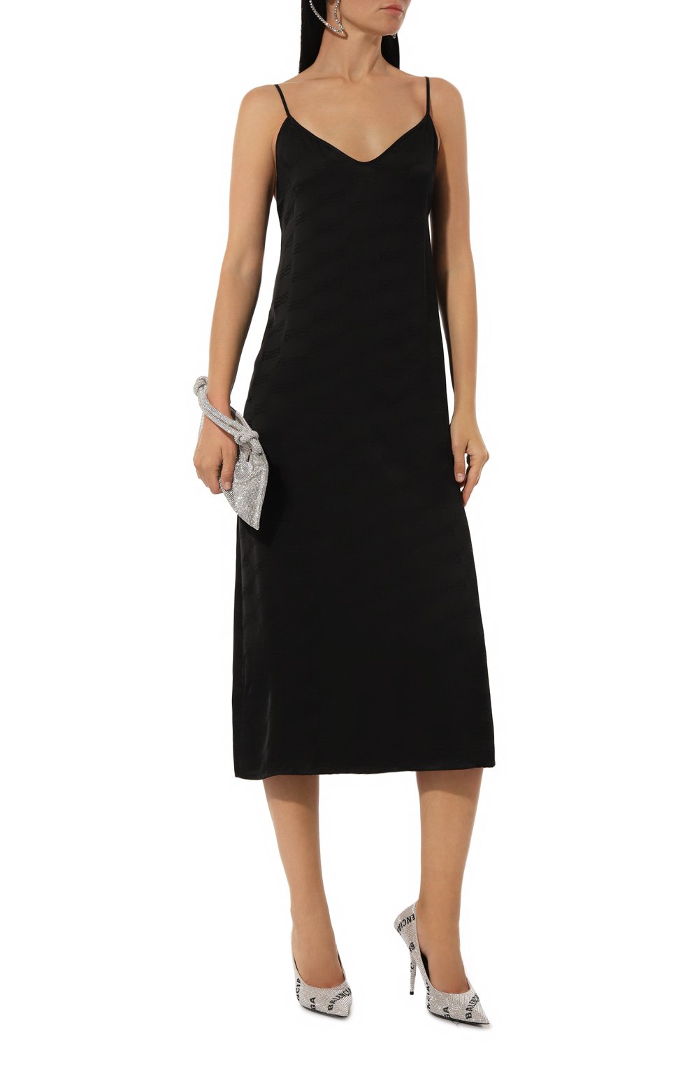 Платье из вискозы BALENCIAGA, арт. 752130/3D4B7, фото 2