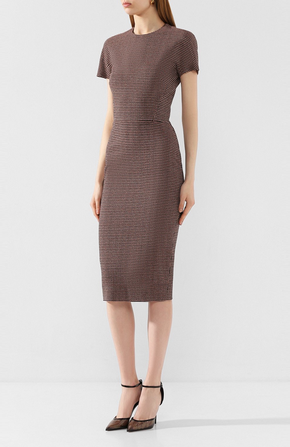 Платье из смеси вискозы и шерсти VICTORIA BECKHAM, арт. 1220WDR001356B, фото 3