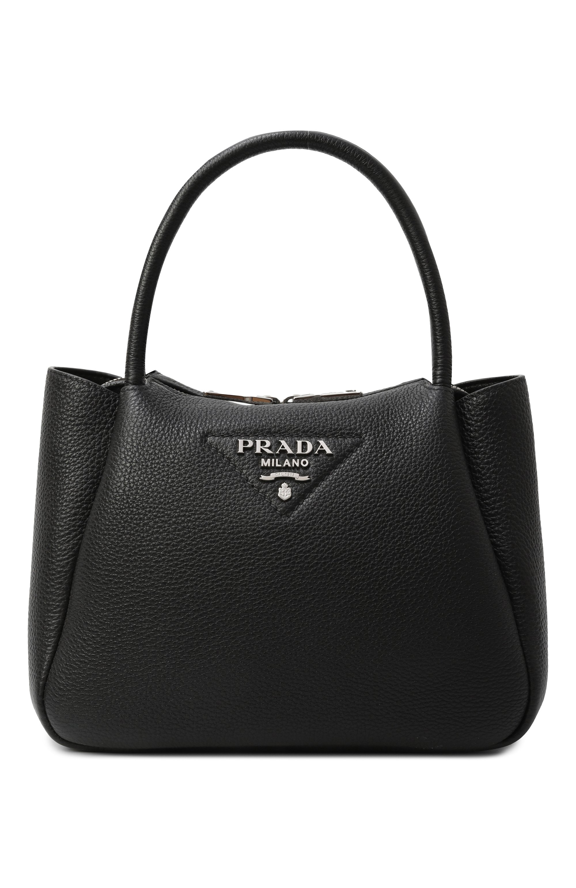 Сумка PRADA черного цвета по цене 482500 руб., арт. 1BC145/2DKV, фото 1 Сумка PRADA, арт. 1BC145/2DKV, фото 1