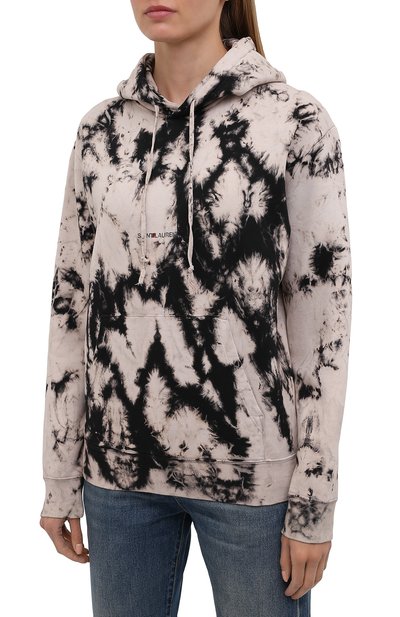 Хлопковое худи SAINT LAURENT, арт. 653942/Y36DE, фото 3