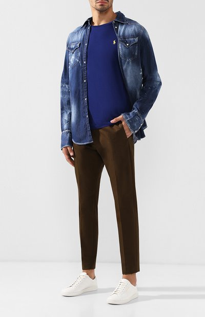 Хлопковый лонгслив POLO RALPH LAUREN, арт. 710671468, фото 2