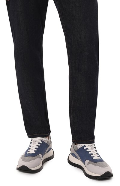 Кожан ые кроссовки DSQUARED2, арт. SNM0213 015B0380, фото 3