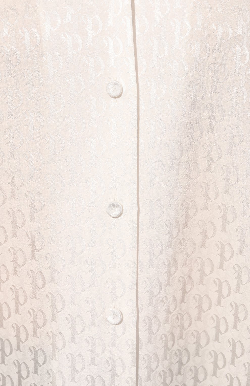 Шелковая рубашка PORTS 1961 кремового цвета по цене 98300 руб., арт. PWLD9B093Q-FT018, фото 5 Шелковая рубашка PORTS 1961, арт. PWLD9B093Q-FT018, фото 5