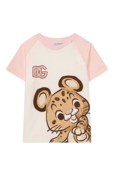 Хлопковая футболка DOLCE & GABBANA, арт. L2JT0S/II7IQ