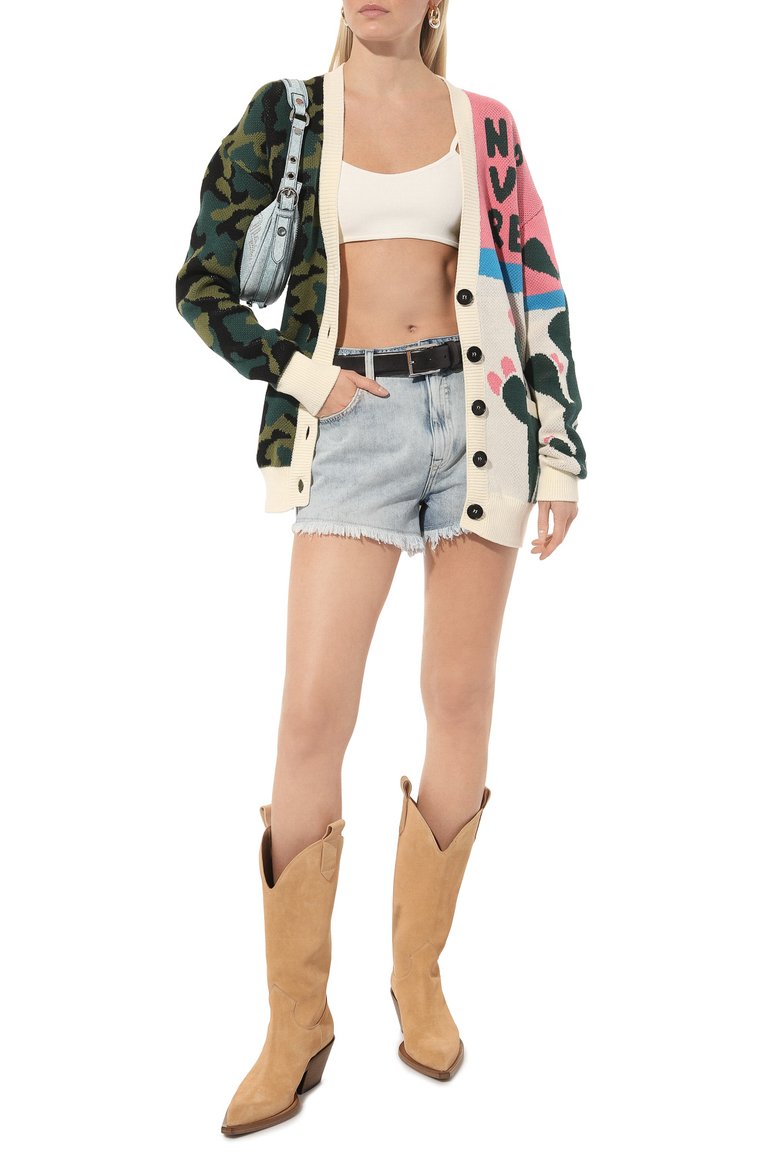 Кардиган из хлопка и шелка NERVURE, арт. 10061, фото 2