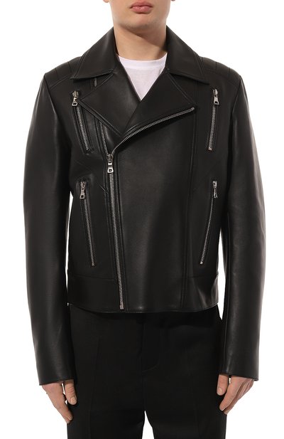 Кожаная куртка BALMAIN, арт. YH1TD170LB24, фото 3