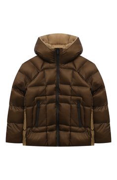 Детского утепленная куртка DSQUARED2 коричневого цвета, арт. DQ2450/D0A9M | Фото 1 (Материал внешний: Синтетический материал; Материал сплава: Проставлено; Драгоценные камни: Проставлено; Материал подклада: Синтетический материал; Рукава: Длинные; Кросс-КТ: Утепленные, Зима; Ростовка одежда: 10 - 11 лет | 140 - 146см, 12 лет | 152 см, 4 года | 104 см, 16 лет | 164 см, 13 - 15 лет | 158 см, 6 лет | 116 см, 8 лет | 128 см)