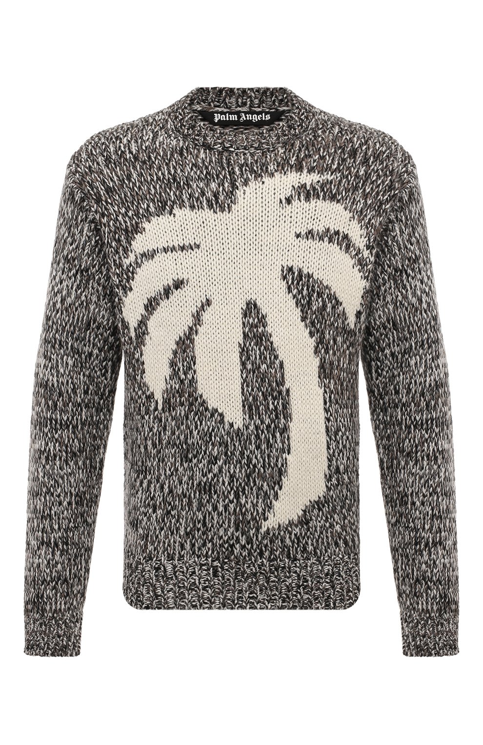 Свитер из шерсти и вискозы PALM ANGELS, арт. PMHE066F24KNI001, фото 1