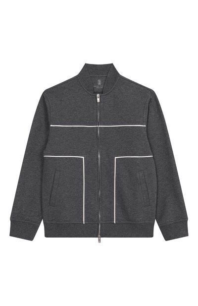 Хлопковая толстовка BRUNELLO CUCINELLI, арт. BW863E189B, фото 1